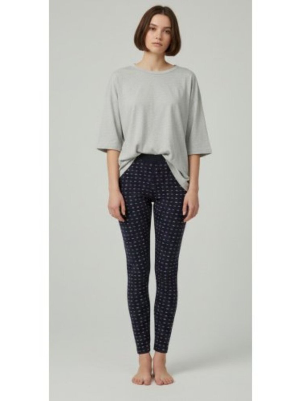 J Crew CREWCUTS Navy Blue Lips Print Leggings Girls Size 10